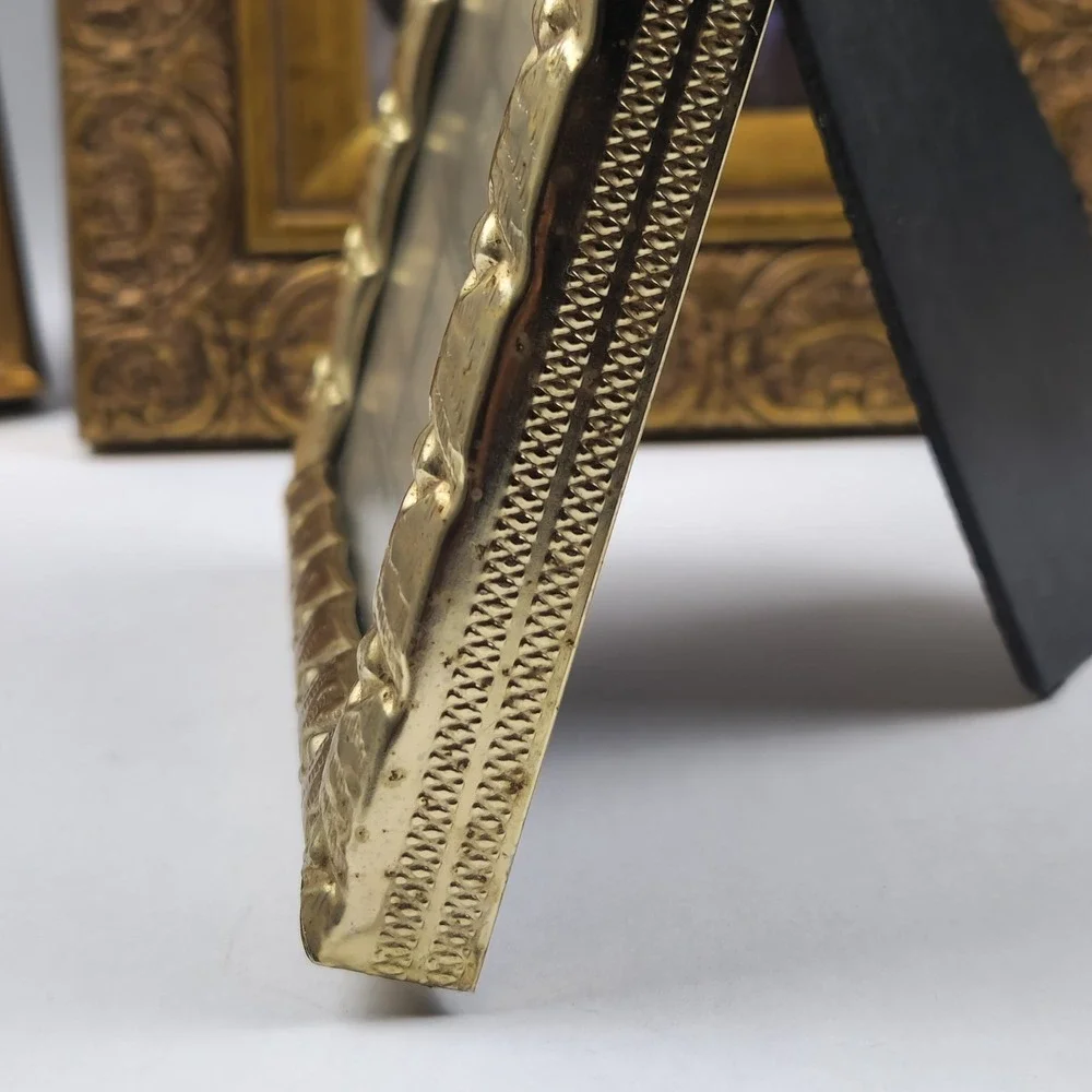 Vintage‎ to Modern Photo Frames Lot, Varying Finishes & Sizes